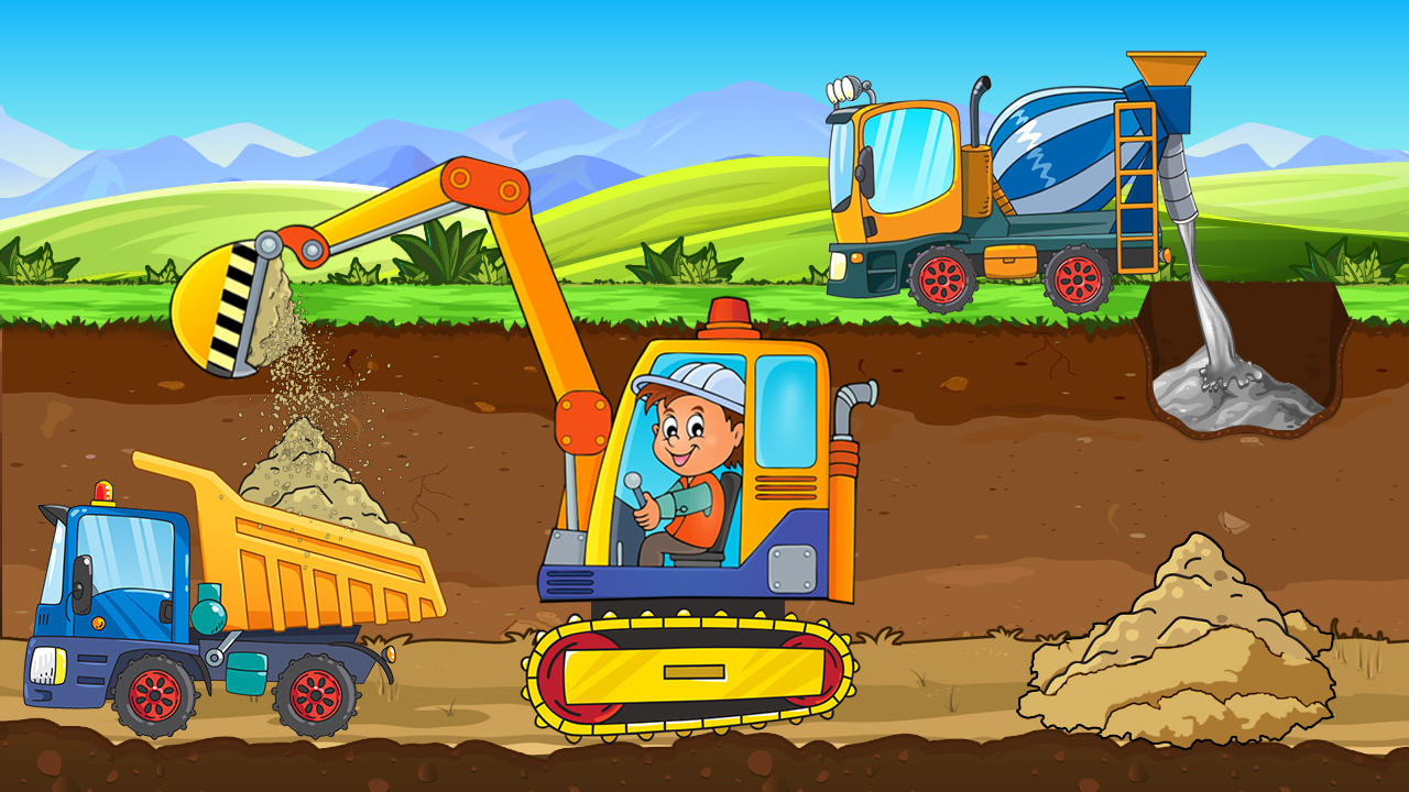 Construction Building Games Game Screenshot