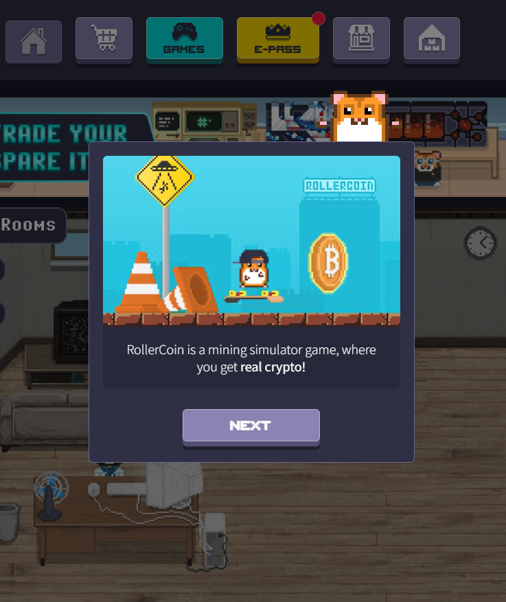 Rollercoin - Mining Simulator Game Screenshot