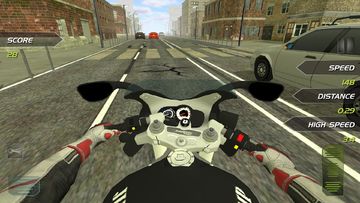 Скриншот игры Highway Motorbike Rider