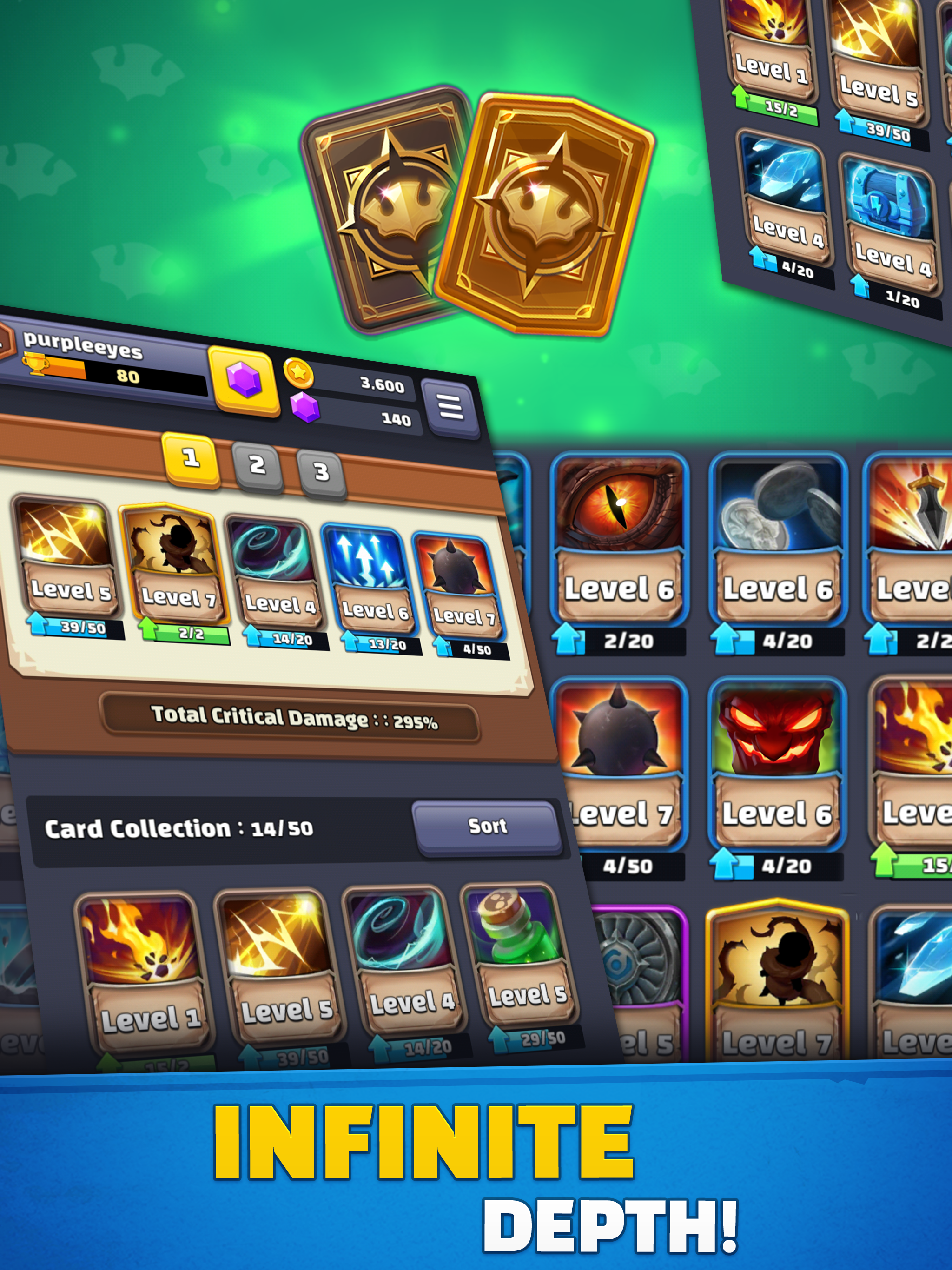 Random Card Defense Game Screenshot