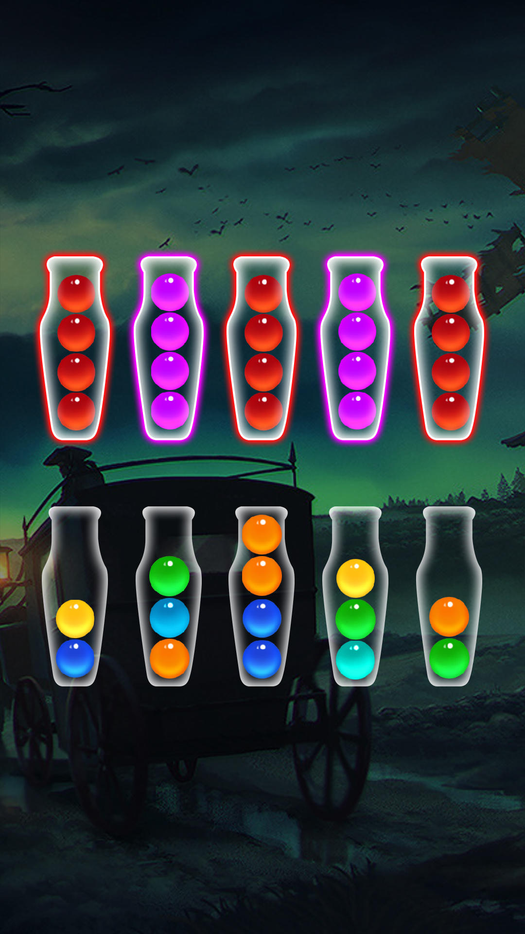 Bubble Sort Color Puzzle screenshot game