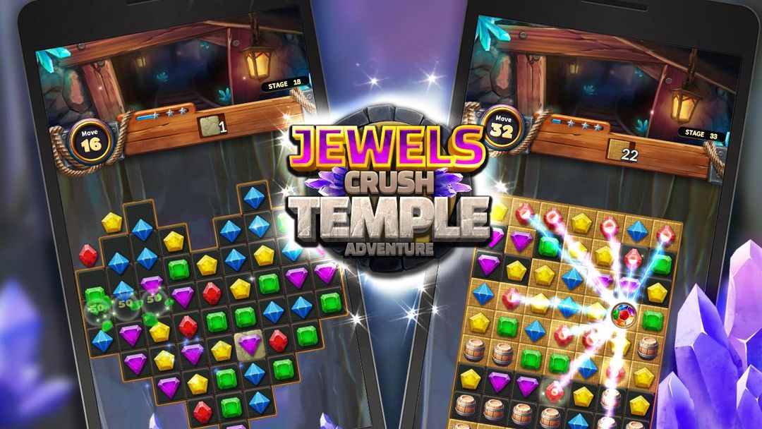 Jewels Crush Temple Quest ภาพหน้าจอเกม