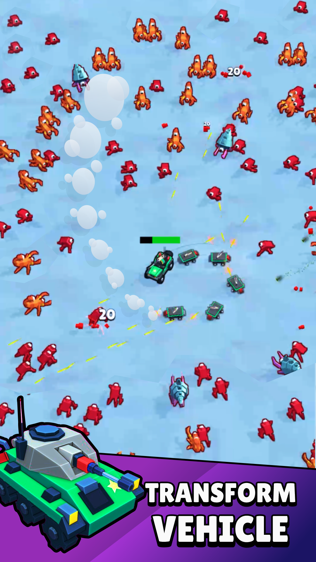 Troops VS Aliens Game Screenshot