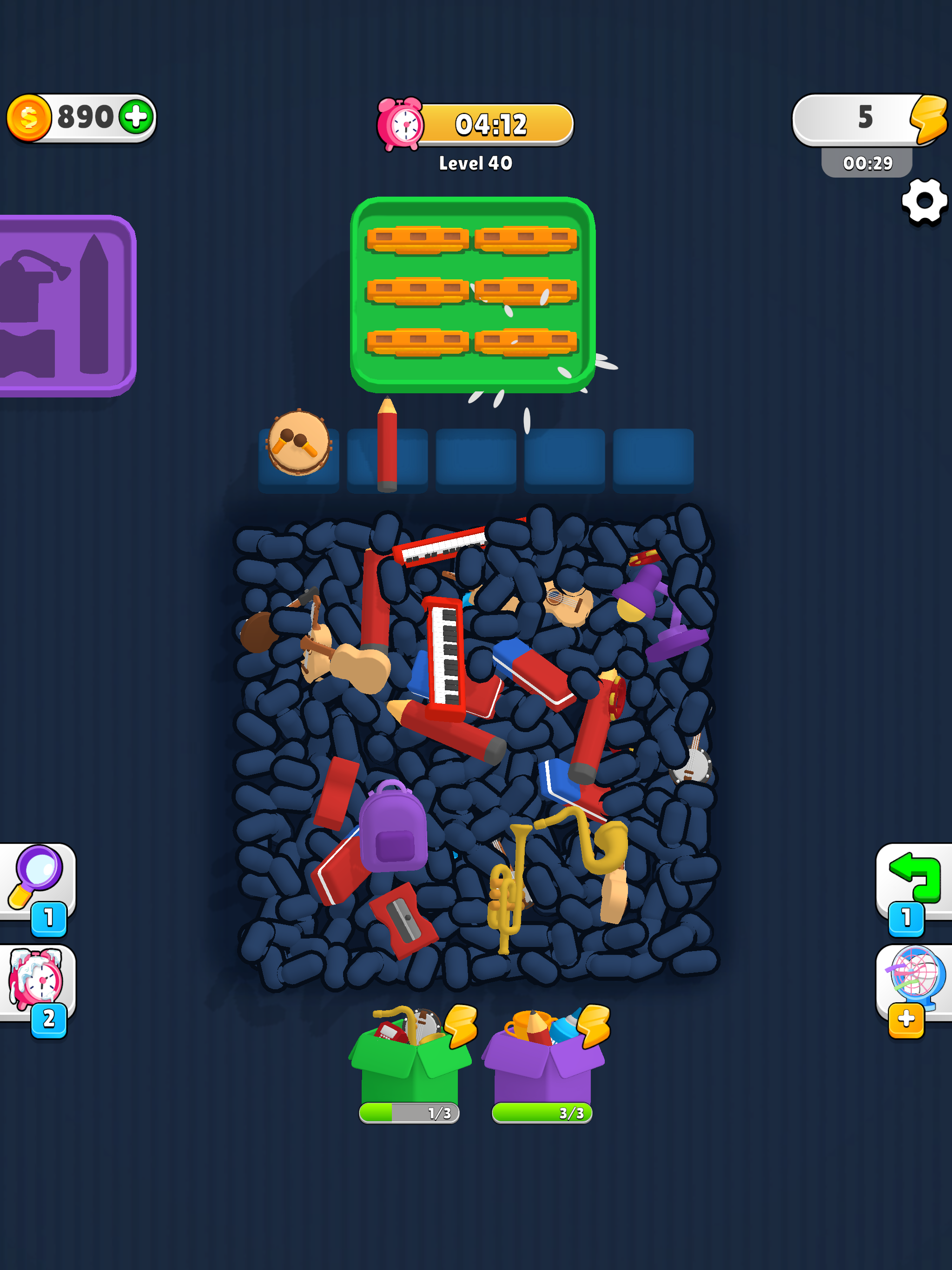 Pack Match Game Screenshot