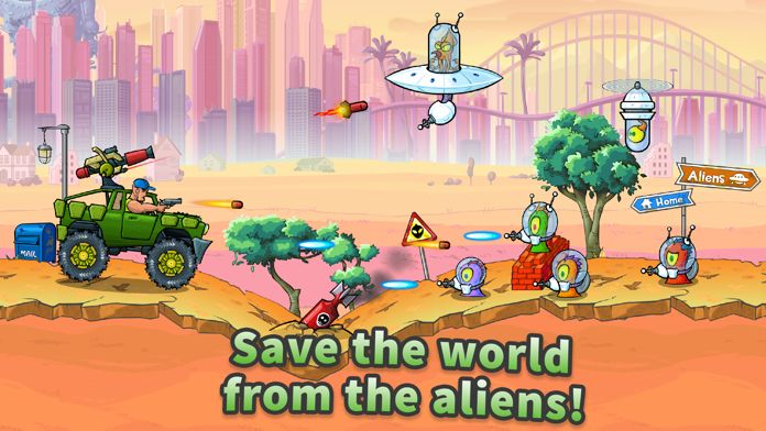 Screenshot of Mad Day 2 - Shoot the Aliens
