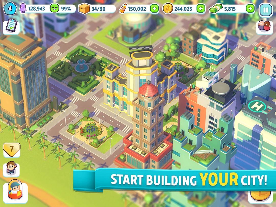 City Mania: Town Building Game ภาพหน้าจอเกม