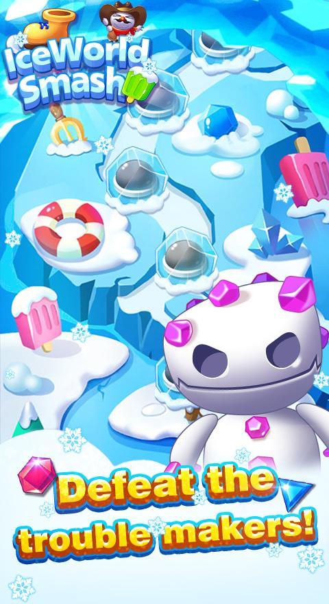 Ice World Smash Game Screenshot