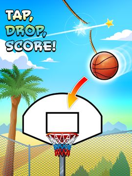 Cuplikan Layar Game Basket Fall