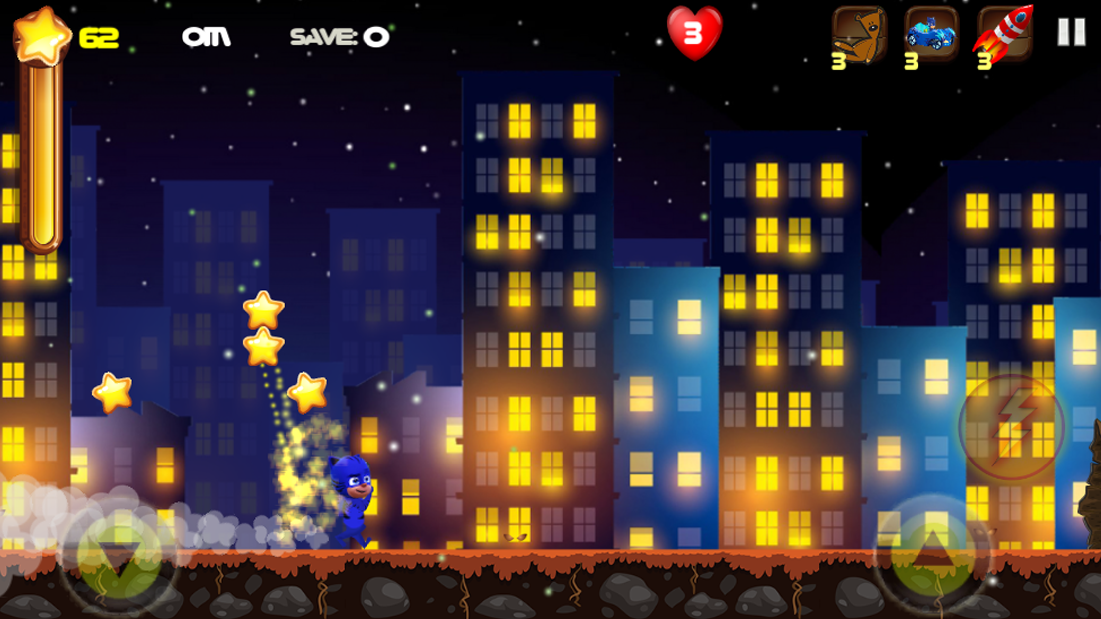 Cuplikan Layar Game Cat Boy Super Hero PJ Squad