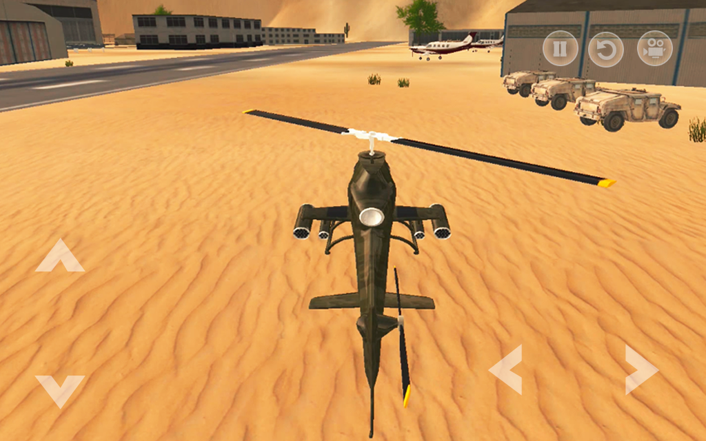Army Helicopter Simulator : Gunship Attack Game 3D Game Screenshot