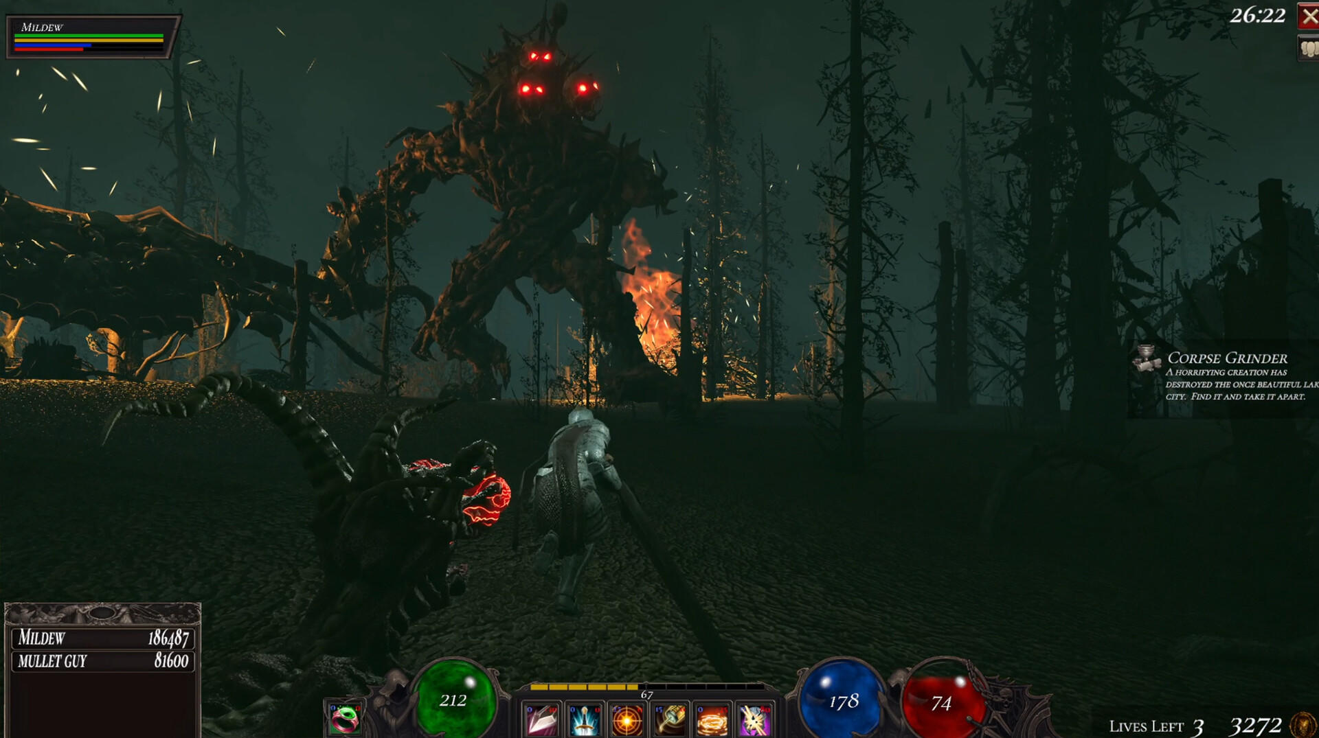 Screenshot of Sinderfury