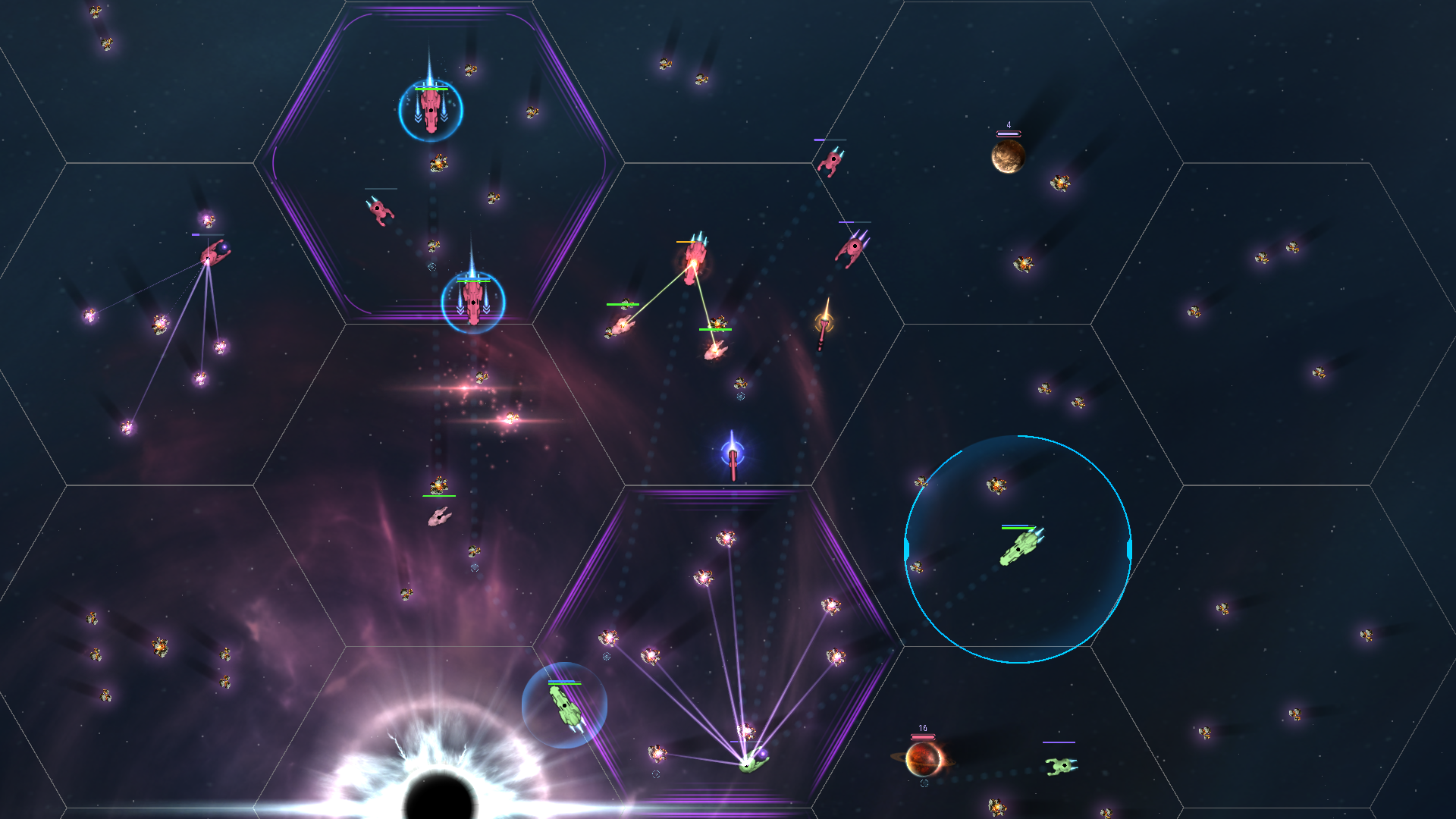 Hades’ Star: 어둠의 성운 게임 스크린 샷
