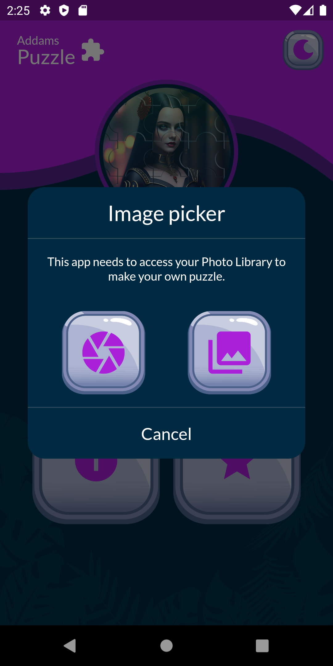 Puzzle du mercredi Addams version mobile Android iOS télécharger