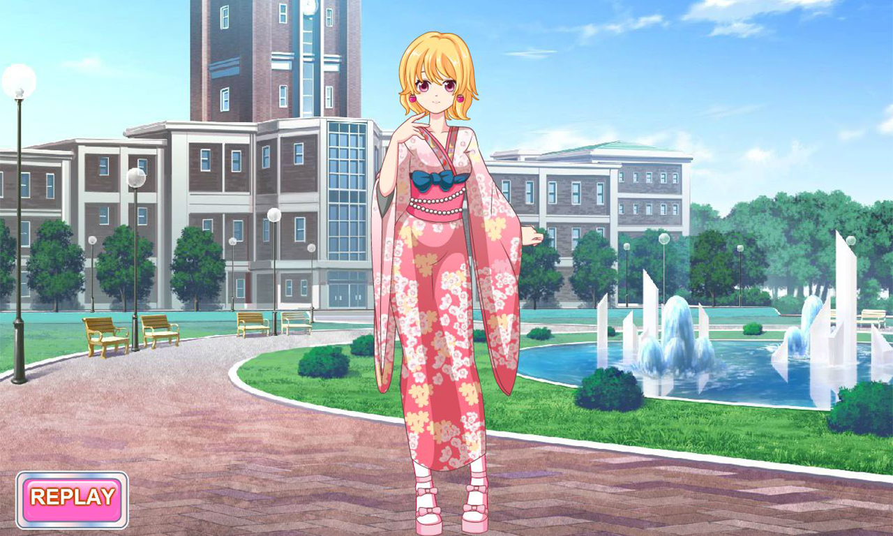 Screenshot of My Anime Manga Dress Up Game