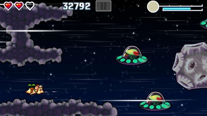 Скриншот игры Flying Hamster