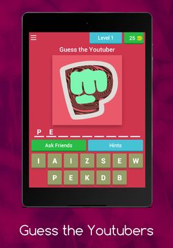 Guess the Youtubers ゲームのスクリーンショット