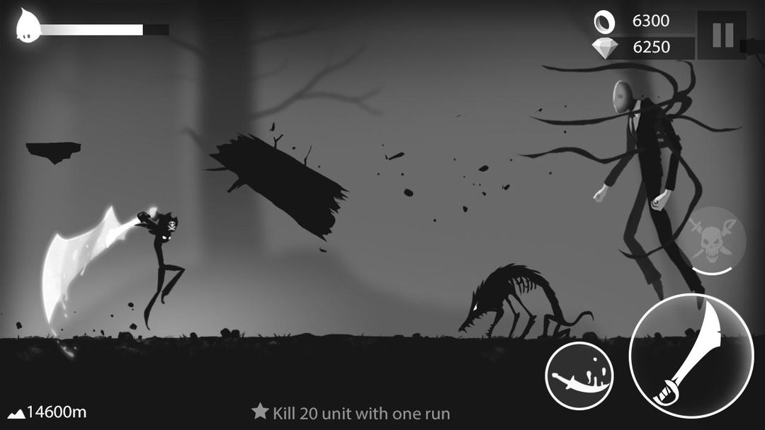 Stickman Run: Shadow Adventure 게임 스크린 샷