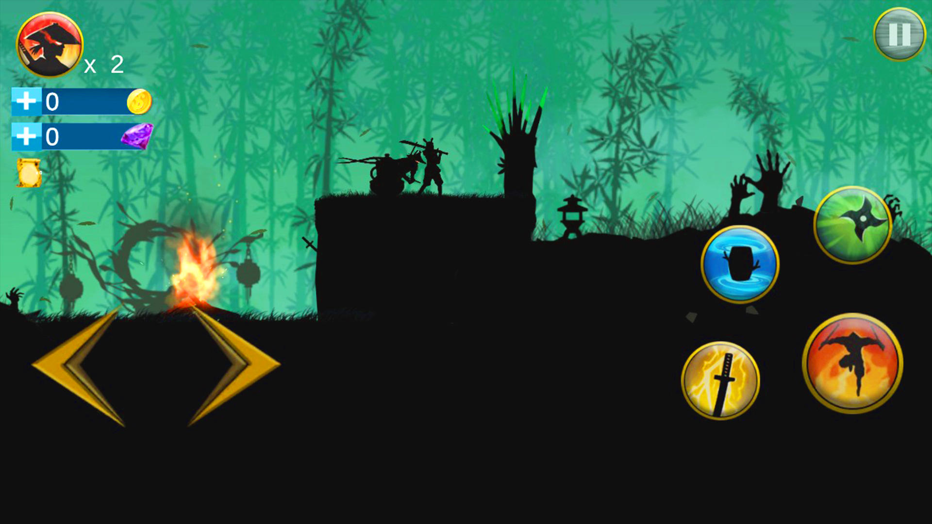 Shadow Samurai : Ninja Revenge Game Screenshot