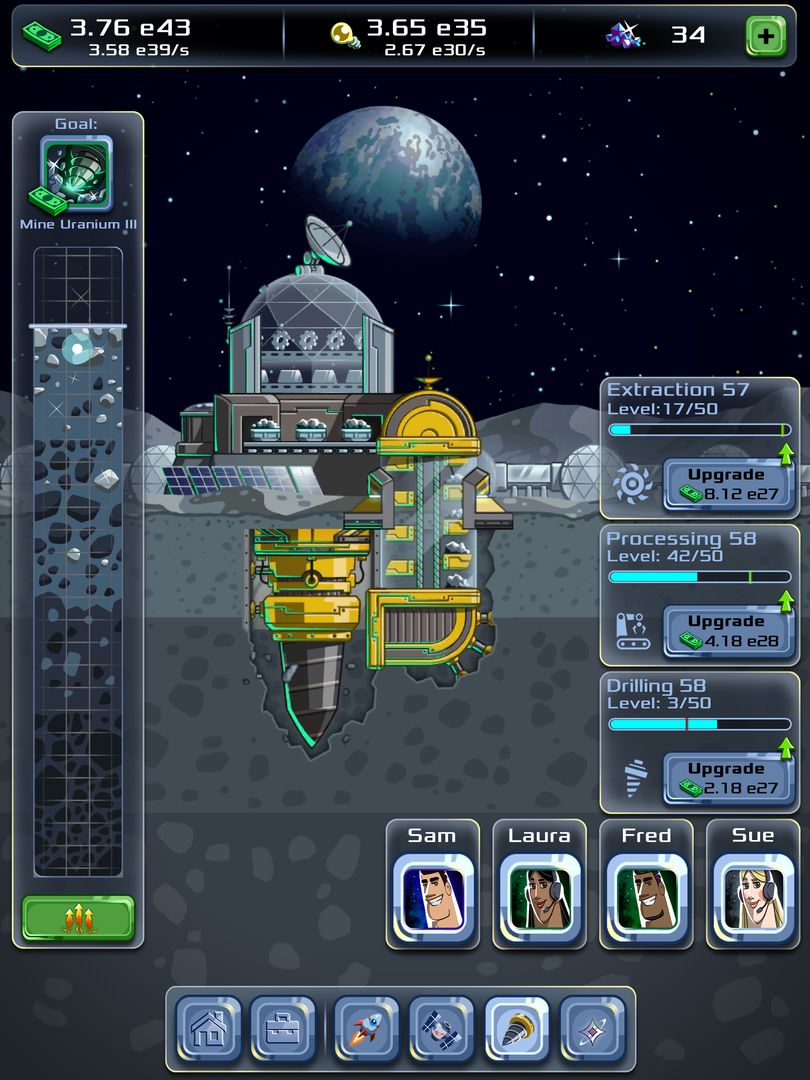 Idle Space Company screenshot game