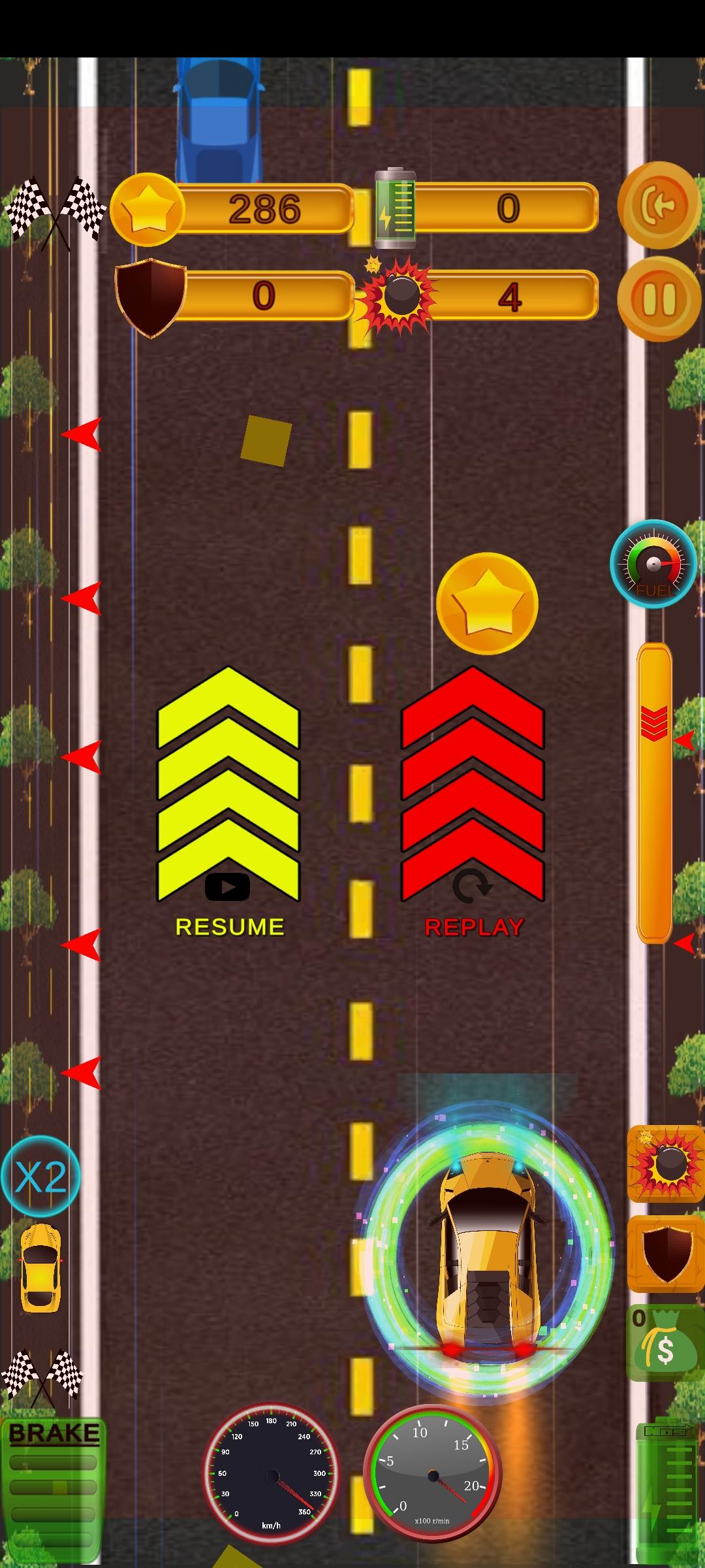 Super Car Racing (SCR) Game Screenshot