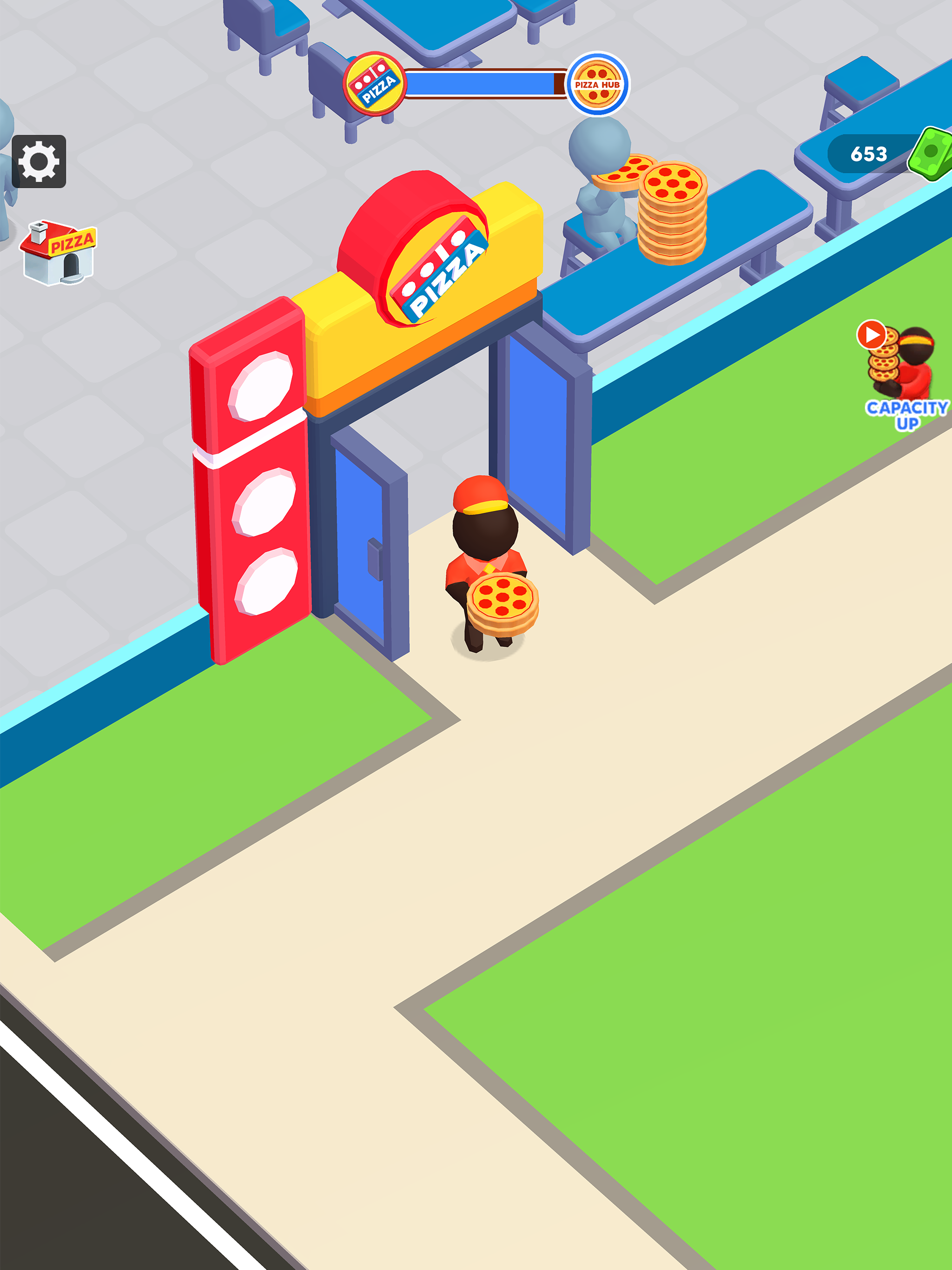 Screenshot of Idle Pizza Shop: Pizza Games