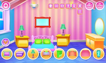 Create your own doll house Game Screenshot