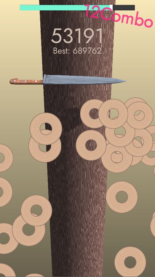 Screenshot of Sliceskuchen: Cut the helix cake tower