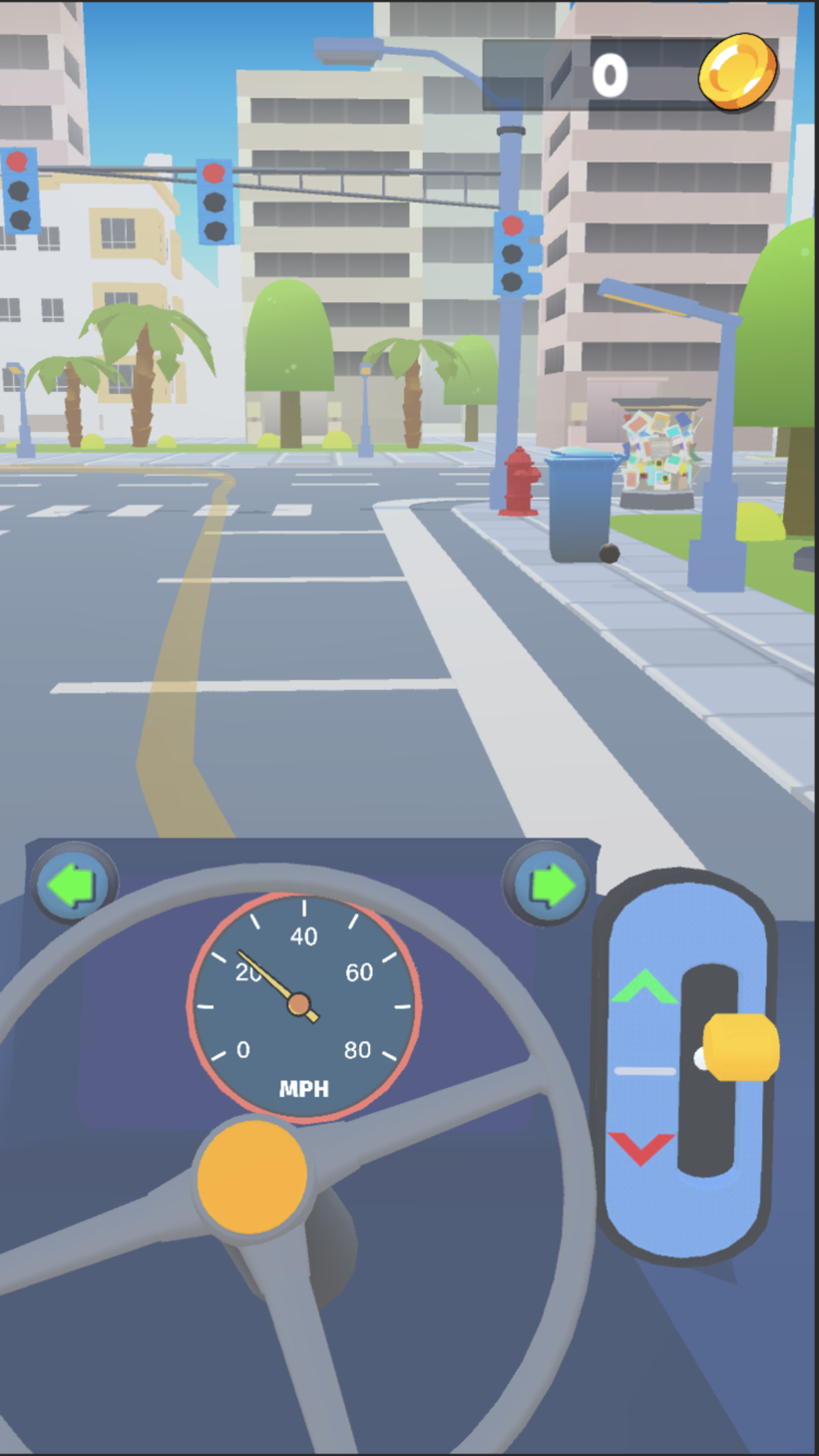 Screenshot 1 of Bus Simulator - รถโค้ชขับรถ 
