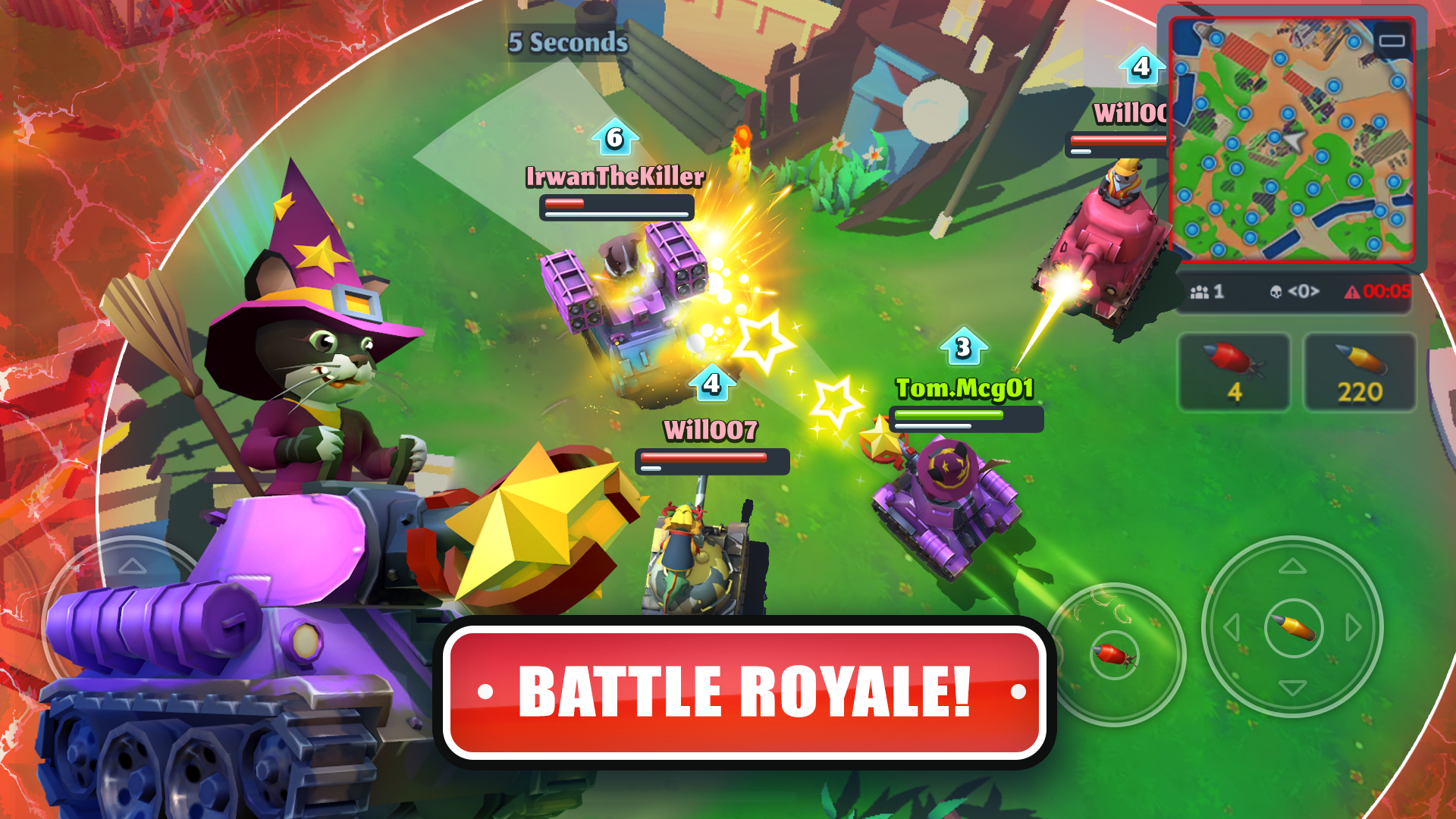Banner of PvPets: Tank Battle Royale 