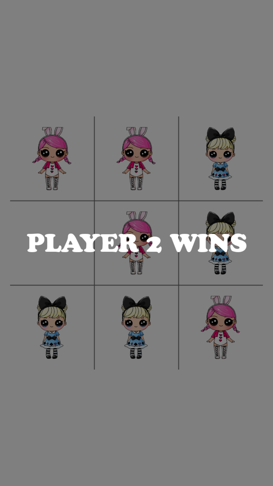 Surprise Tic Tac Toe Dolls 遊戲截圖