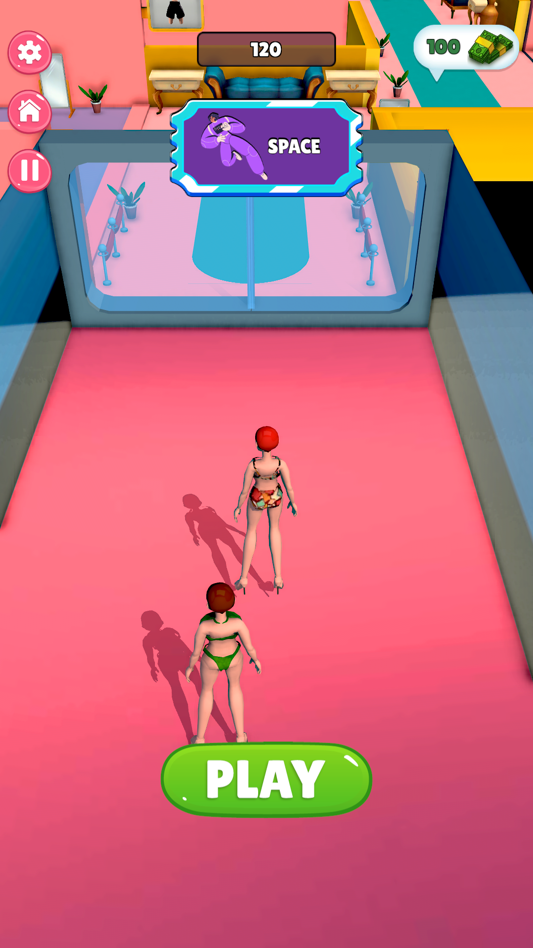 Captura de Tela do Jogo Fashion Girl Famous - Dress Up