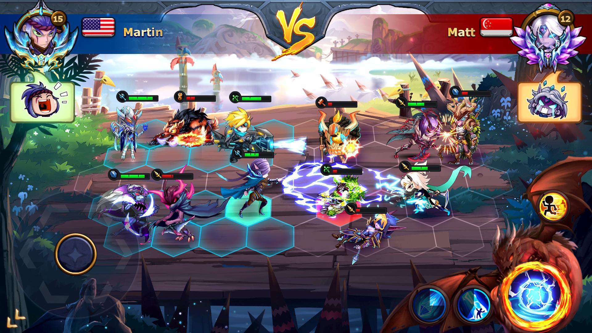 Runelords Arena: Turn-based Tactics Idle Hero RPG Game Screenshot