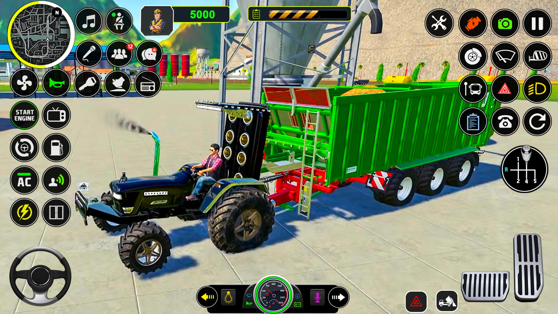 Screenshot of Indian Tractor Farming Games