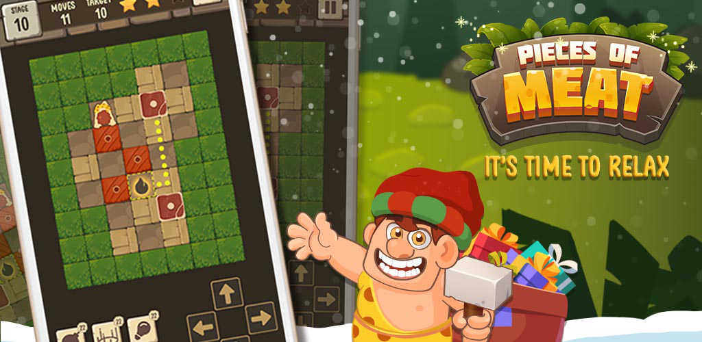 Sokoban Meat - Maze puzzle – Push Meat Maze screenshot