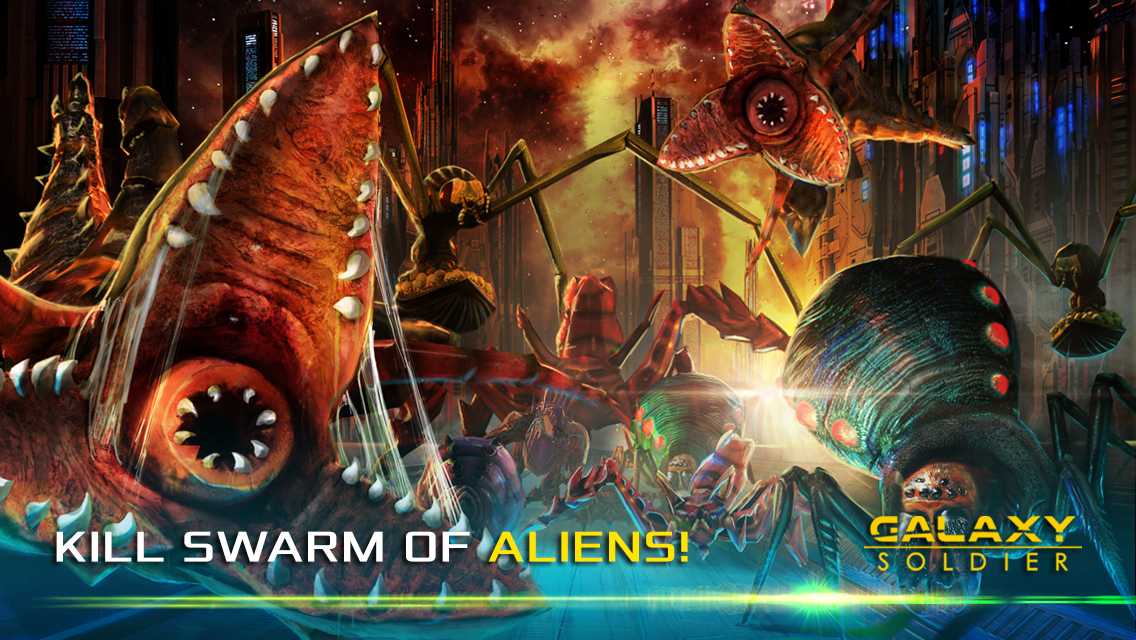 Galaxy Soldier - Alien Shooter Game Screenshot