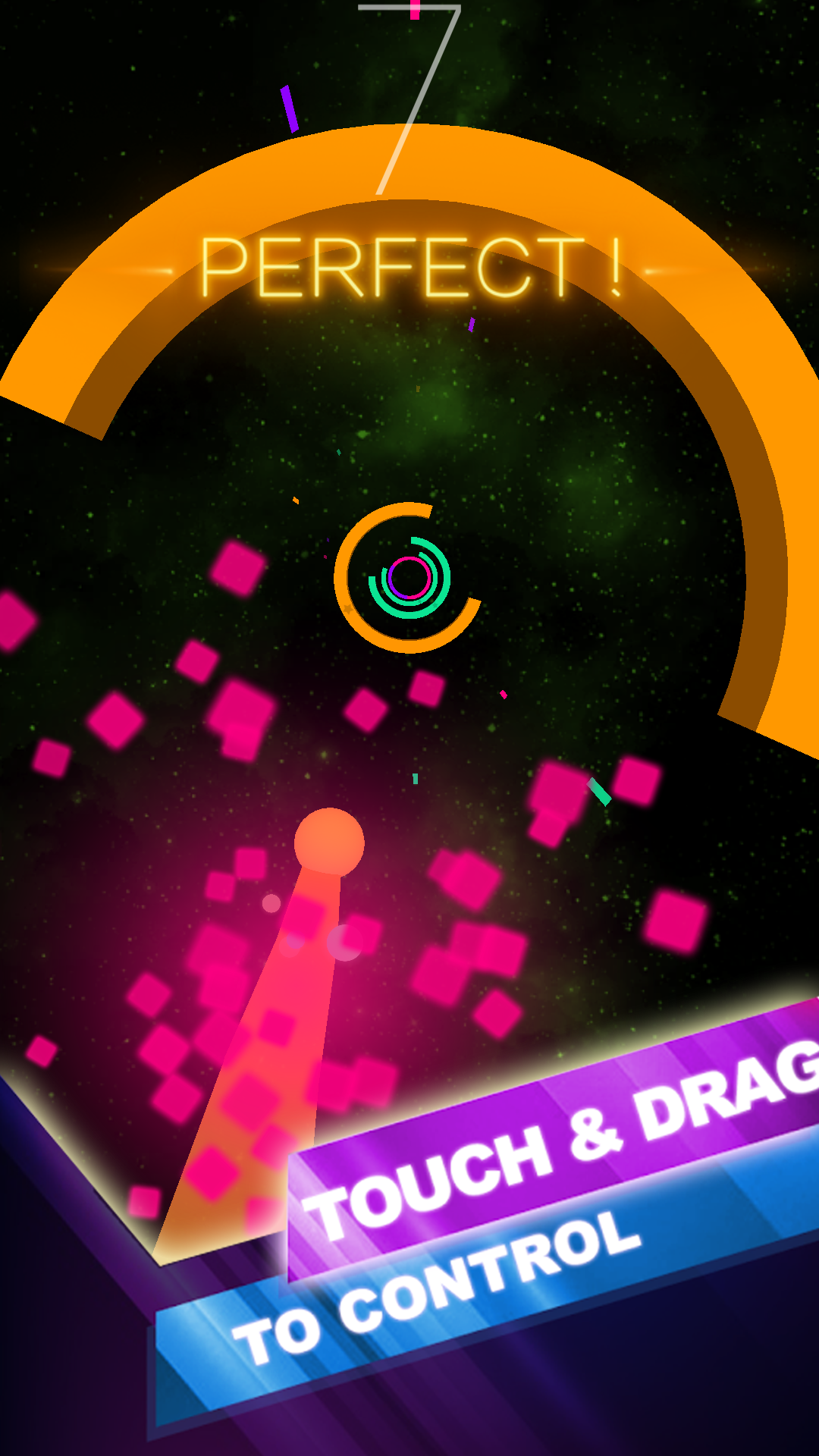 Cuplikan Layar Game Beat Color 3D : Piano Edm song music