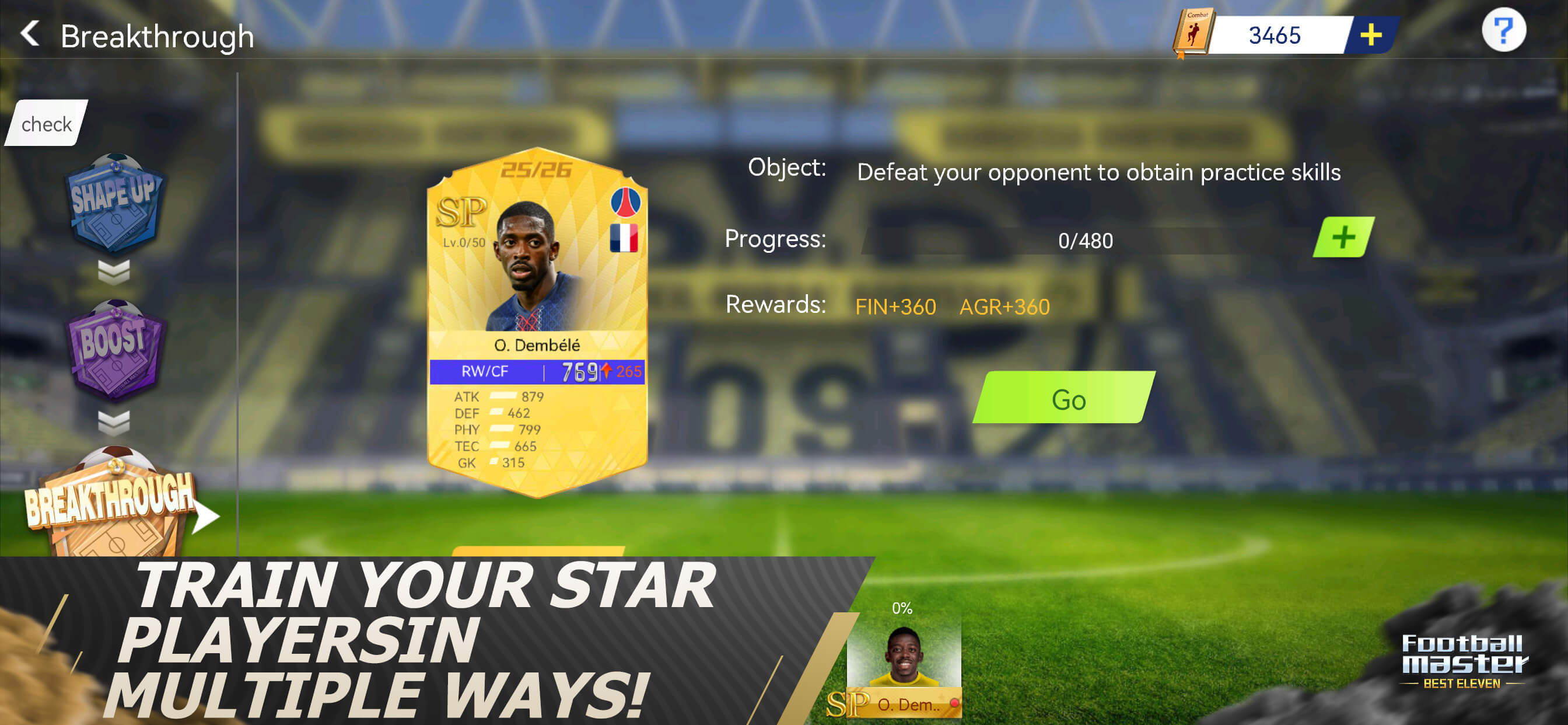 Cuplikan Layar Game Football Master