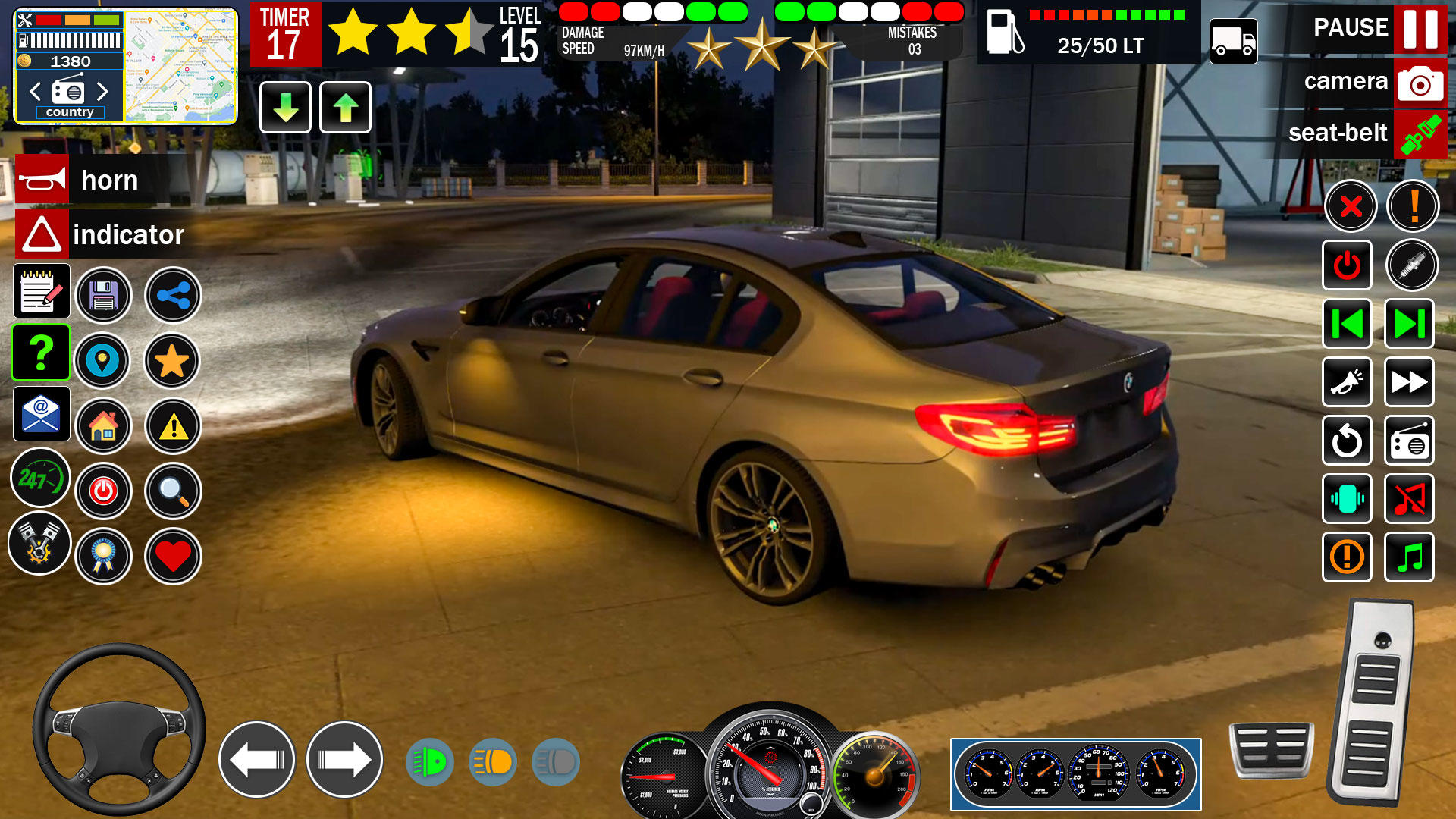 本物の車の駐車 車のゲーム 3D ゲームのスクリーンショット