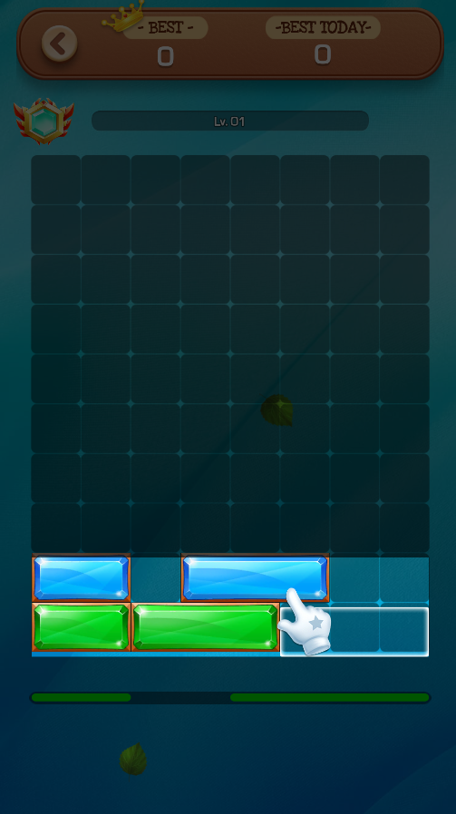 Sliding Blocks Puzzle Game Screenshot