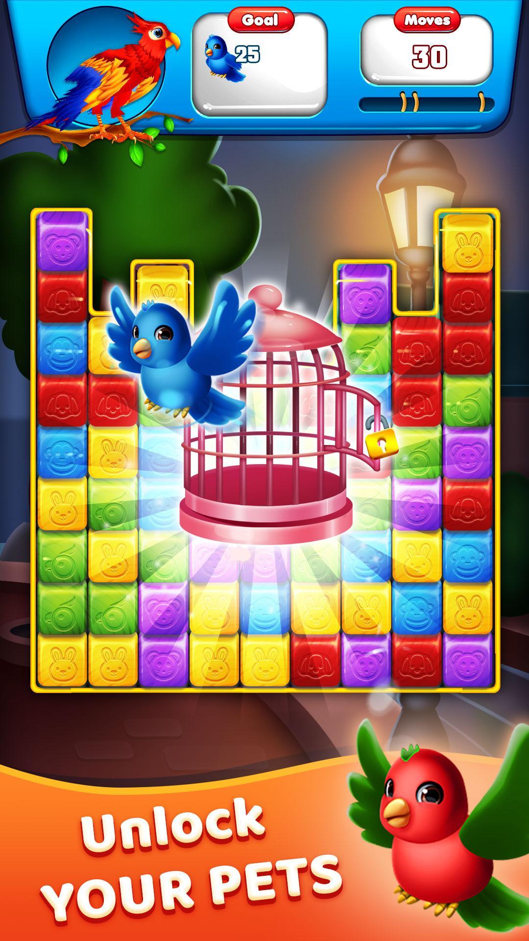 Pet Blast:Match 3 Puzzle Games Game Screenshot