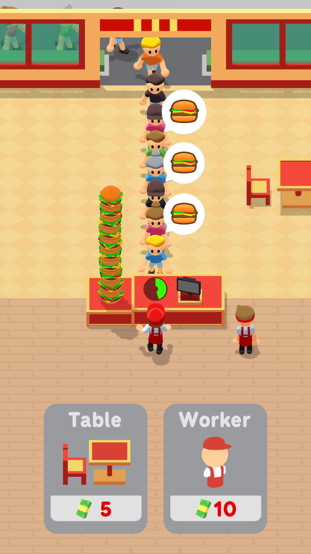 Burger Again! Game Screenshot