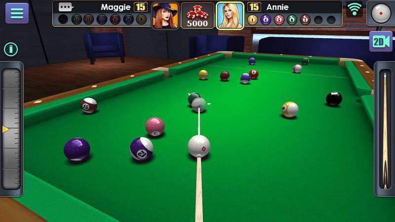 Screenshot of 3D Pool Ball