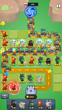 Merge Maze Tower Defense Game Screenshot