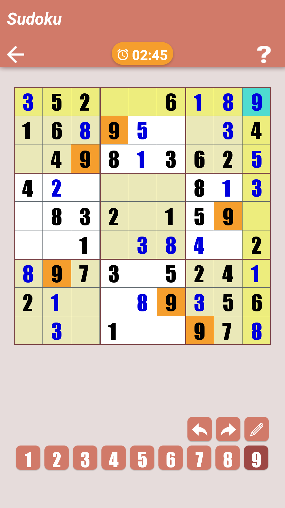 Sudoku Game Plus Game Screenshot