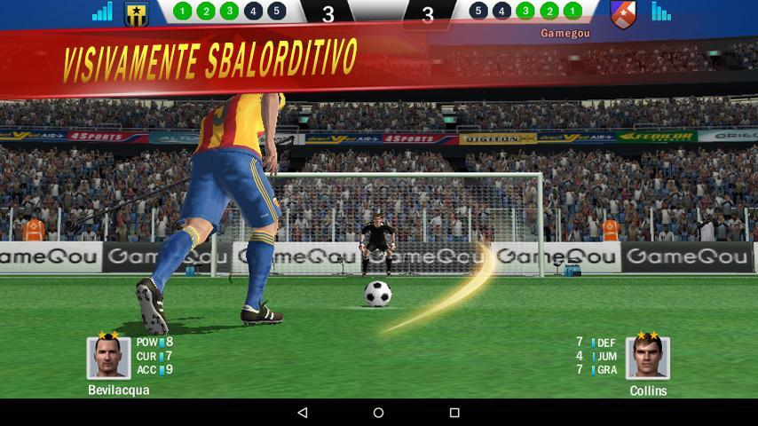 Captura de Pantalla del Juego Soccer Shootout