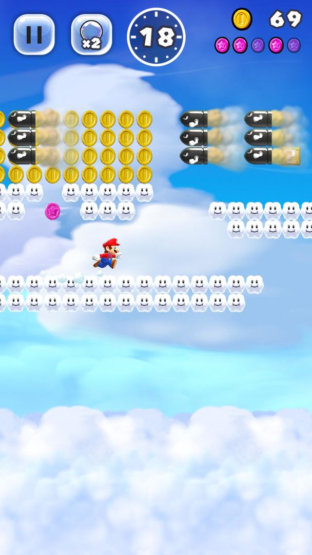 Super Mario Run ภาพหน้าจอเกม