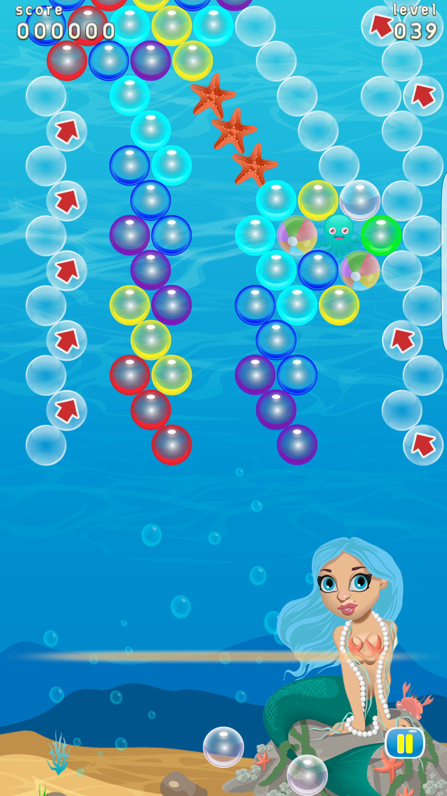 Screenshot of Bubble Shooter - Mermaids