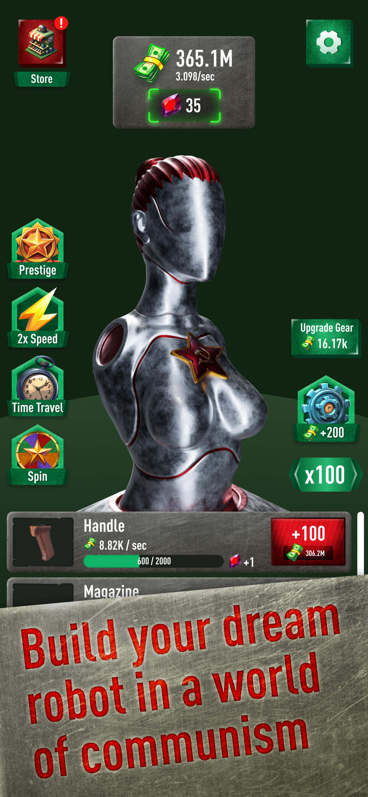 Screenshot of Idle USSR robots — atomic war