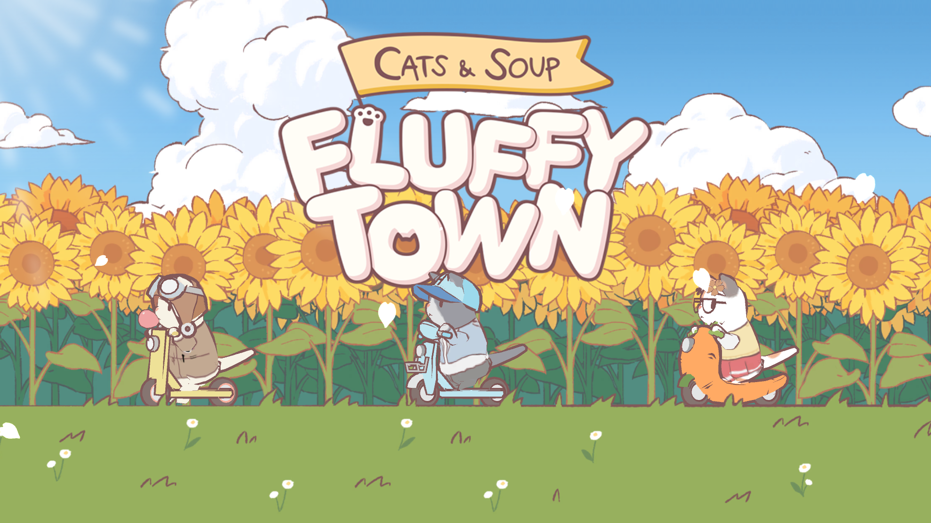 Screenshot of Cats & Soup: Fluffy Town