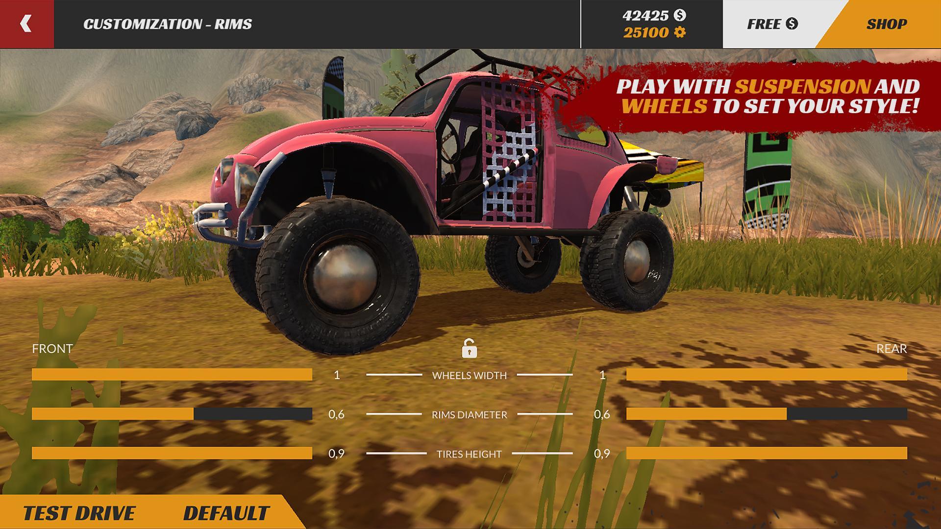 Offroad PRO - Clash of 4x4s Game Screenshot